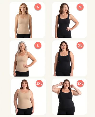 Loumeyra's Built-In Bra Comfort Shaper Tank