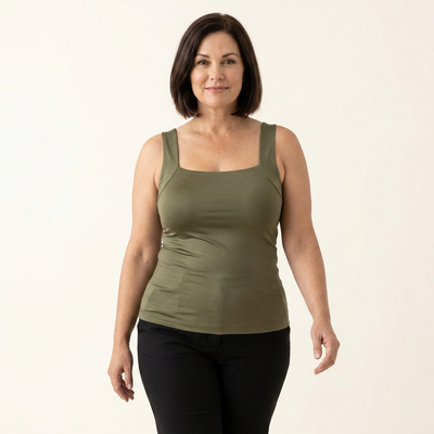 Loumeyra's Built-In Bra Comfort Shaper Tank