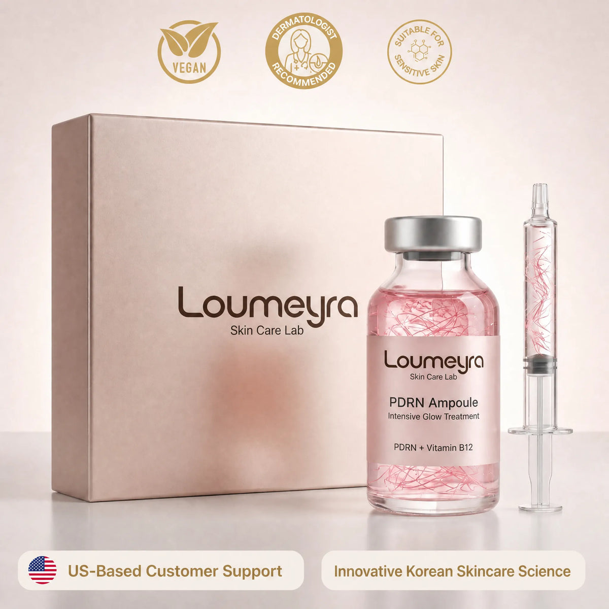 PDRN Instant Radiance Serum - Loumeyra Korean Skincare