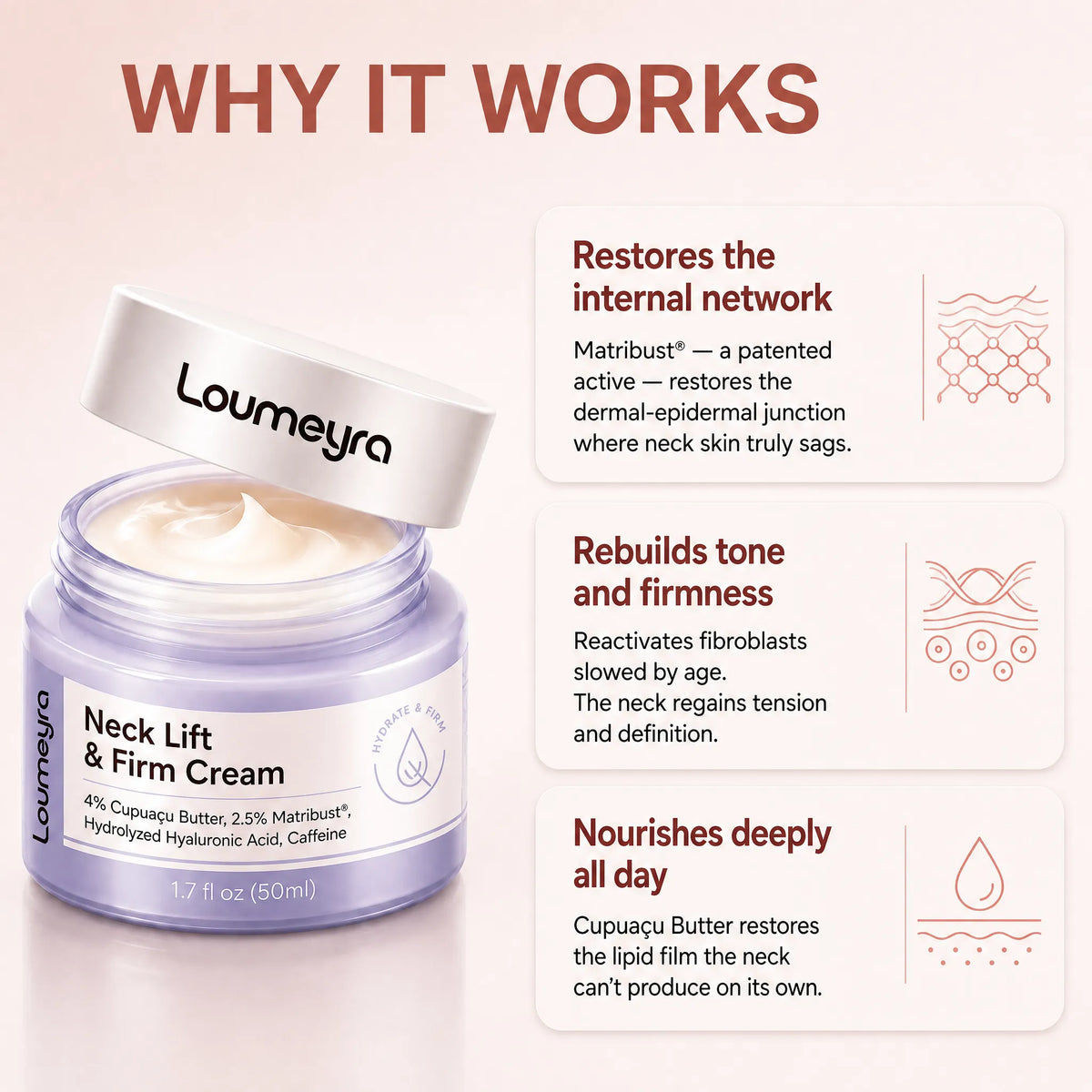 Lifting & Firming Neck Cream - Loumeyra