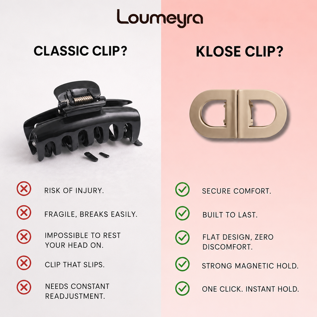 KLOSE™ Flat Magnetic Hair Clip