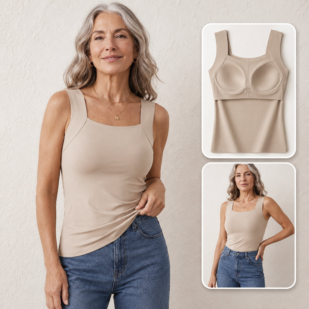 Loumeyra's Built-In Bra Comfort Shaper Tank