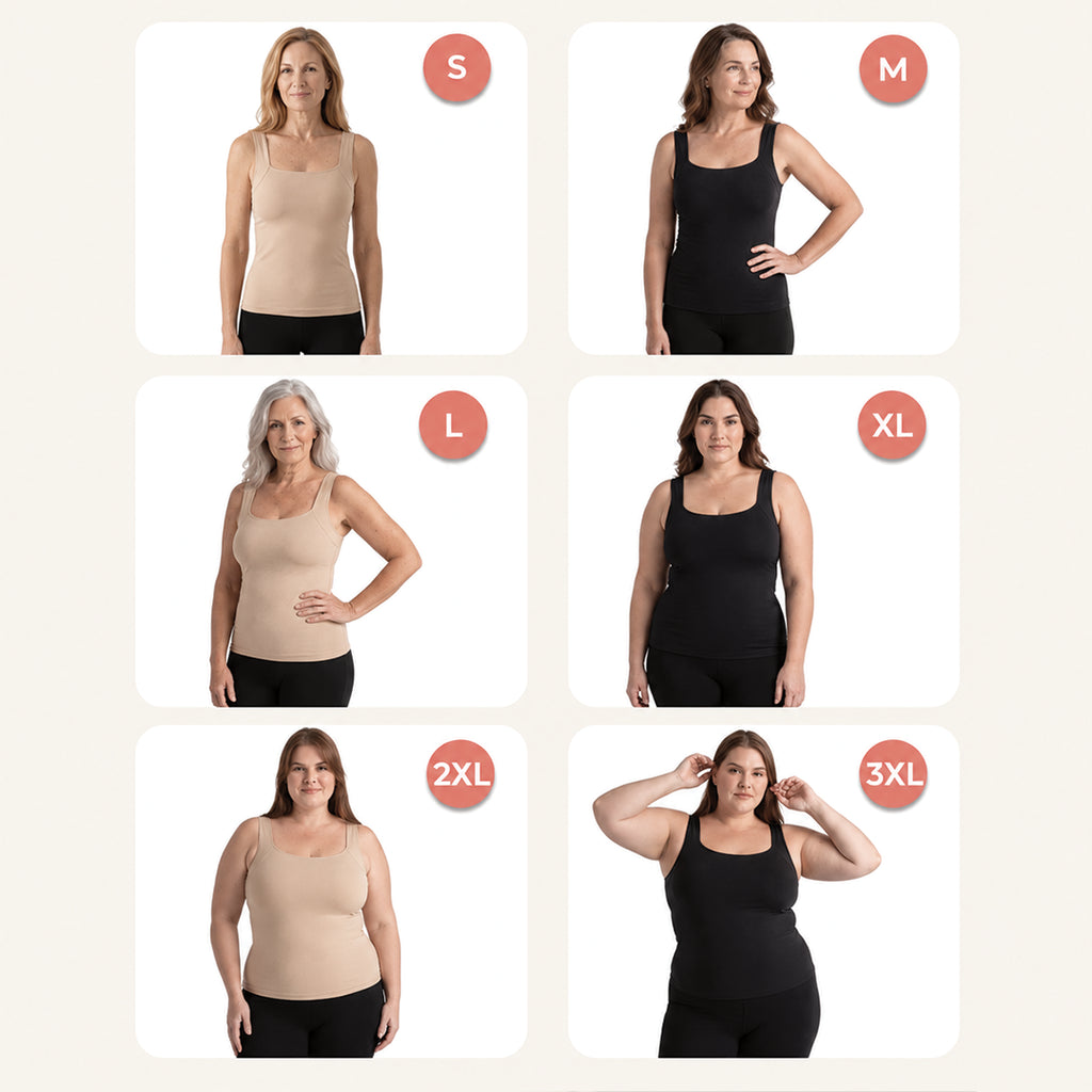 Loumeyra's Built-In Bra Comfort Shaper Tank