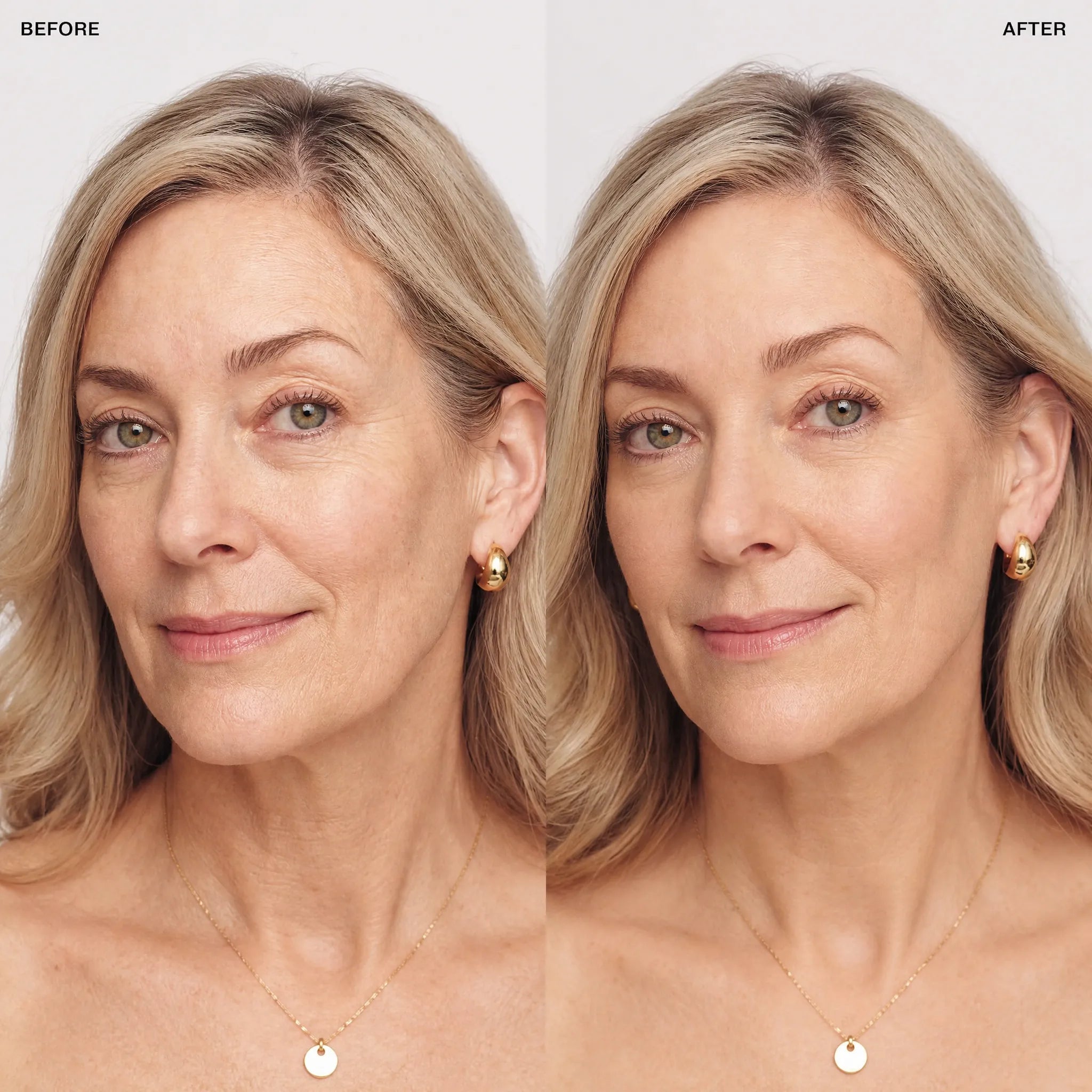before and after portrait