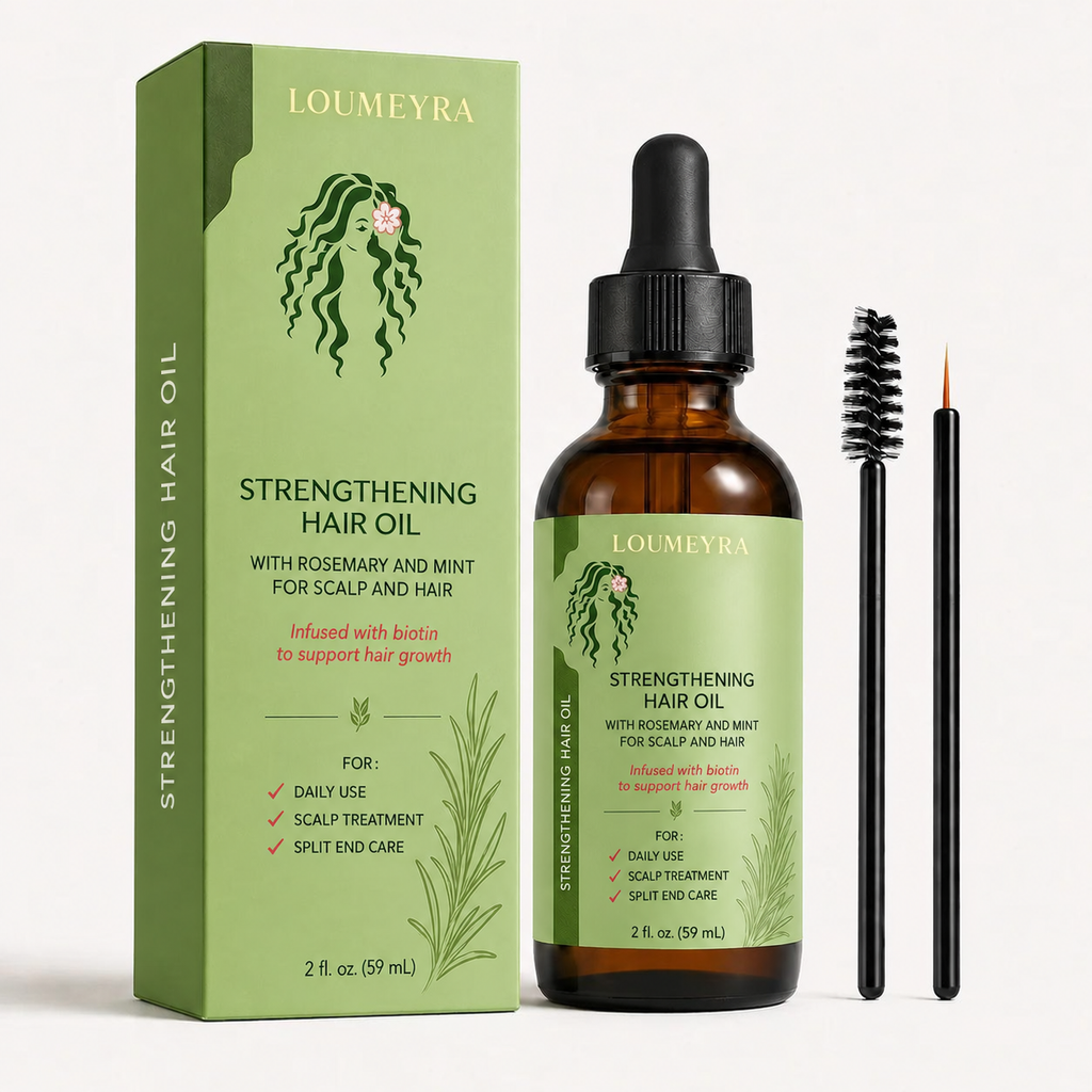 Loumeyra rosemary strengthening hair oil