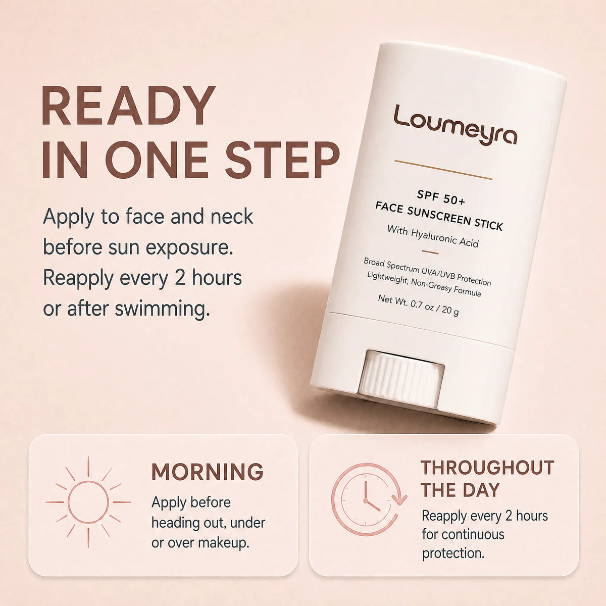 SPF 50+ Protective Stick | 2-in-1 Skin Care