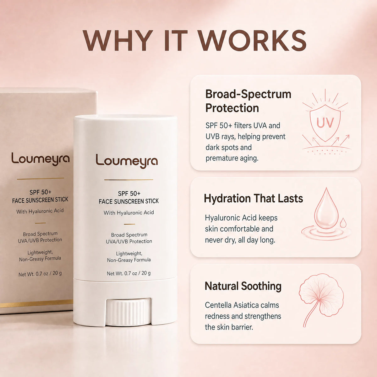 SPF 50+ Protective Stick | 2-in-1 Skin Care